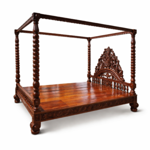 Ornate Four Poster Bed