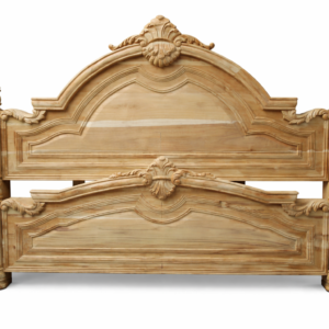 Heritage Hand-Carved Solid Wood Bed