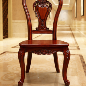 Royal Hand-Carved Solid Wood Chair